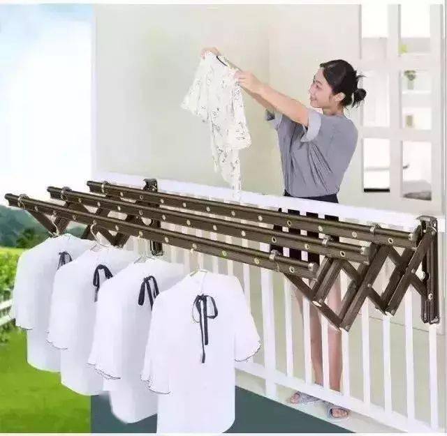 我只喜欢第5种衣服干得快又轻松k8凯发入口阳台这6种晒衣方式(图2)
